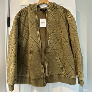 Forever 21 quilted jacket - Free people look for less BRAND new with tags